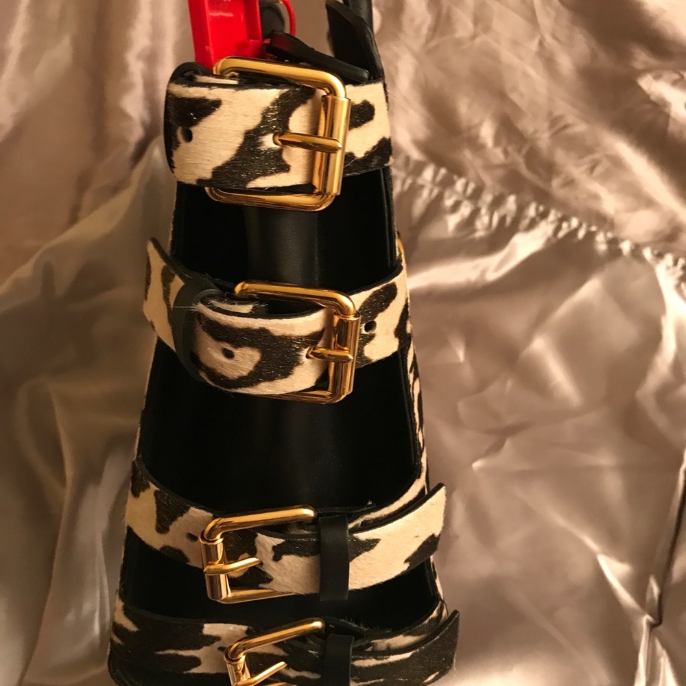 Gorgeous NWT Giuseppe Zanotti Large Ran Buckle Bag - Picture 4 of 8